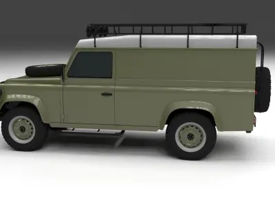 Land Rover Defender 110 Hard Top 3D model