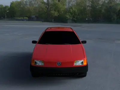 Volkswagen Passat B3 HDRI 3D model