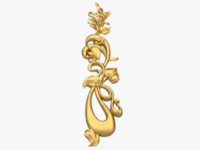 Classic decor ornament 205 3D model