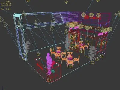 Booth - Area - 6X7-3DMAX2009-03 3D model