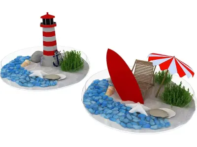 Summer Display 3D model