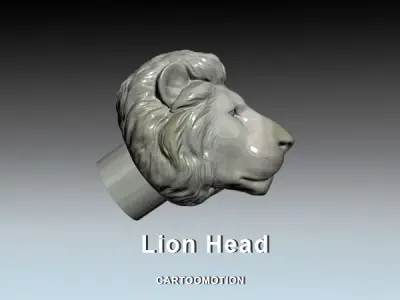 Lion Head 3D print model