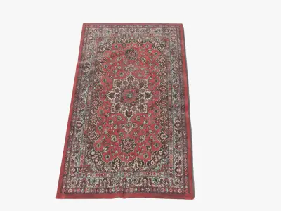 Turkish Vintage Carpet 03  3D model