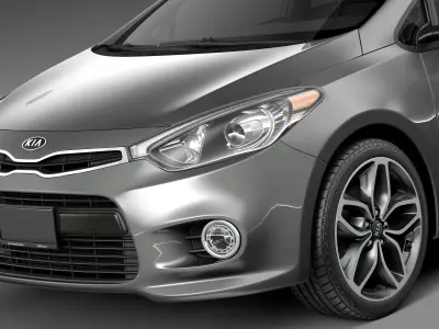 Kia Forte Hatchback 5door 2014 3D model