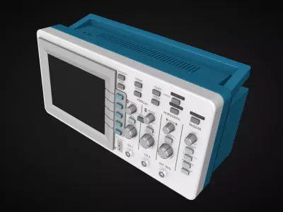 Digital Oscilloscope 3D model