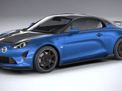 Alpine A110 R 2023 3D model
