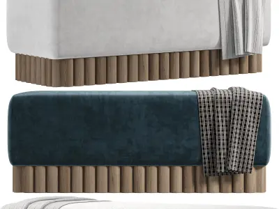  Aemilius Bench By Baker 3D model
