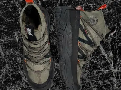 PALLADIUM OFF GRID CROSS 3D BOOTS Low-poly 3D model