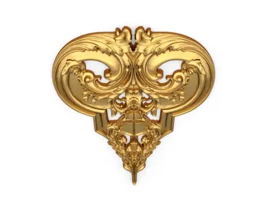 Classic decor ornament 135  3D model