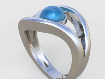 Ring 3d model 0289 3D printable model-9 3D print model