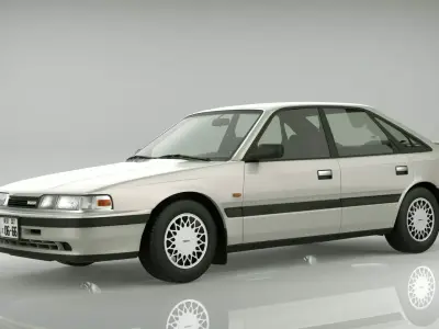 Mazda 626 HB 1990 3D model