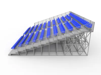 Bleachers 11 3D model