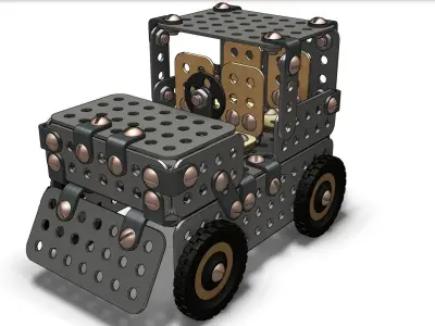 The Iron jeep Free 3D model