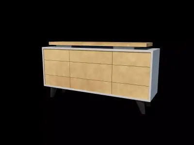 TV bench  3D model