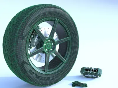 Wheel Wrangler 3D model