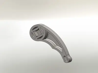 hood handle reno logan 65640-00QAC 8200274233  ASAM30358 3D print model