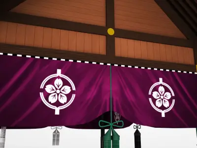 Sumo roof arena sport 3D model