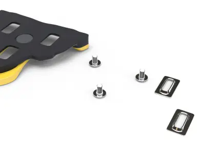 Shimano pedal cleats 3D model