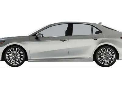 Toyota Camry Hybrid SE 2021 3D model