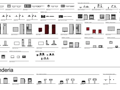 Bloques dinamicos en autocad  Free 3D model