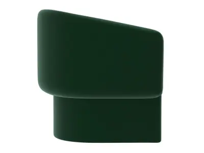 Adele Armchair Greend by Life Interiors 3D model