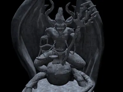 Satan 3D print model