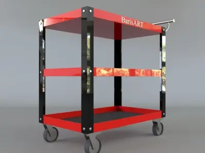 Service Cart 3D model