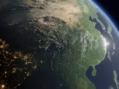 Photorealistic earth Free low-poly 3D model