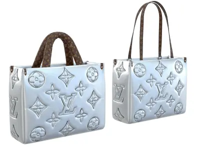  Louis Vuitton Onthego GM Puffer Low-poly 3D model