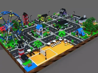 Lego City game  3D model