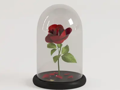 Red Rose 3D model