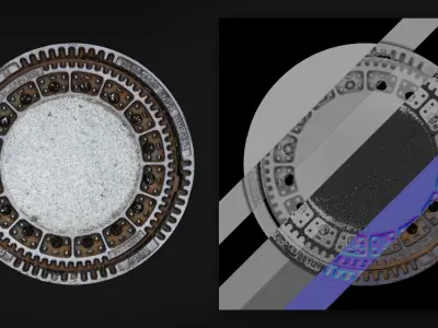 Photo scanned Manhole covers Free 3D model