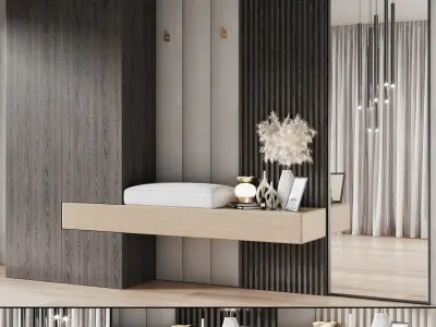 Hallway Set  N6 3D model