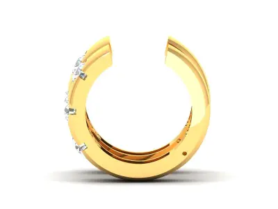 Women Earring 3dm STL OBJ FBX Render Details 3D print model