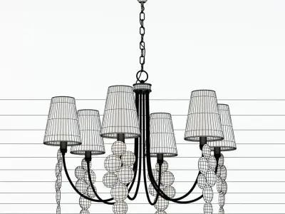 Villa Lumi - Ethnic Chandelier 3D model