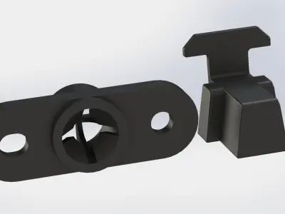 Toyota Starlet EP91 Glanza headlight clips adjusters 3D print model