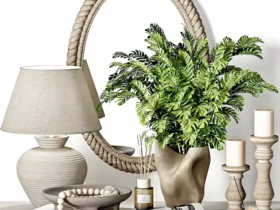 decorative set35 3D model purchase