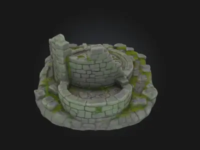 Mystic Ruins  Forgotten Echoes of an Ancient World 3D model