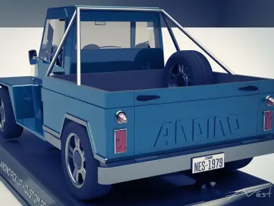 ANDINO pickup truck 3D model