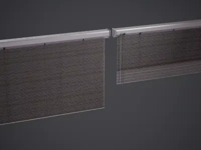 Venetian Blinds - PBR Texture Low-poly 3D model