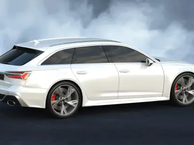 2020 Audi RS6 Avant 3D model