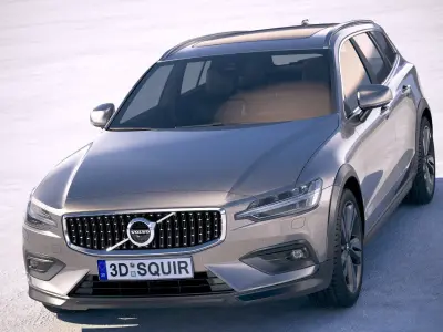 Volvo V60 Cross Country 2019 3D model