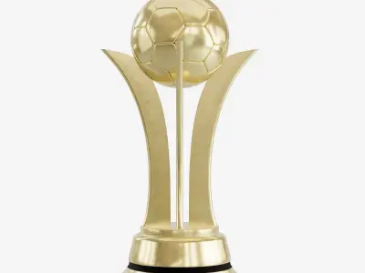 Golden Football Cup 3D model