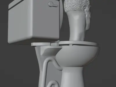 Free Skibidi Toilet 3D model Free 3D print model
