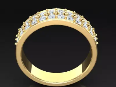 Luxury Men Rings Designs 5MR085 3D print model