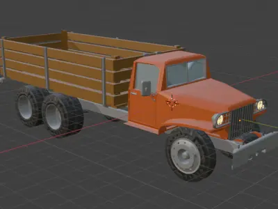 Farm Truck Free 3D model