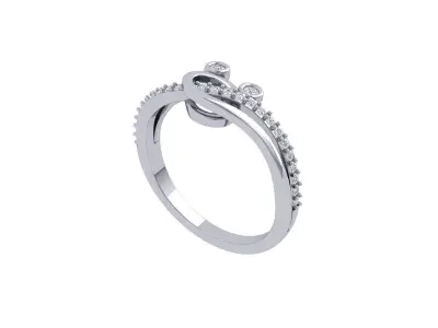Wedding Ring  3D print model 46