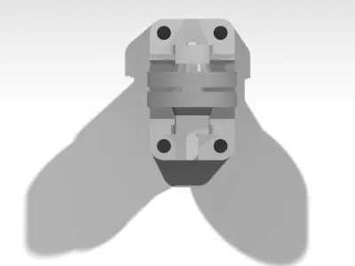 Generic Belt Conveyor Roller Support CAD Model  3D print model
