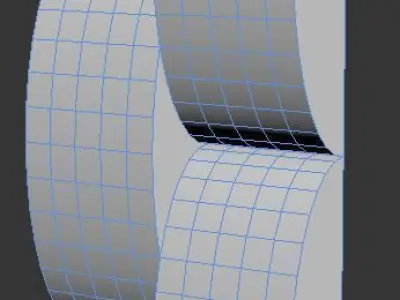 3d panel close up of weaved pattern Low-poly 3D model