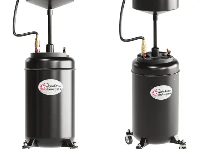 Mechanic Garage Equipment Set 1 Low-poly 3D model